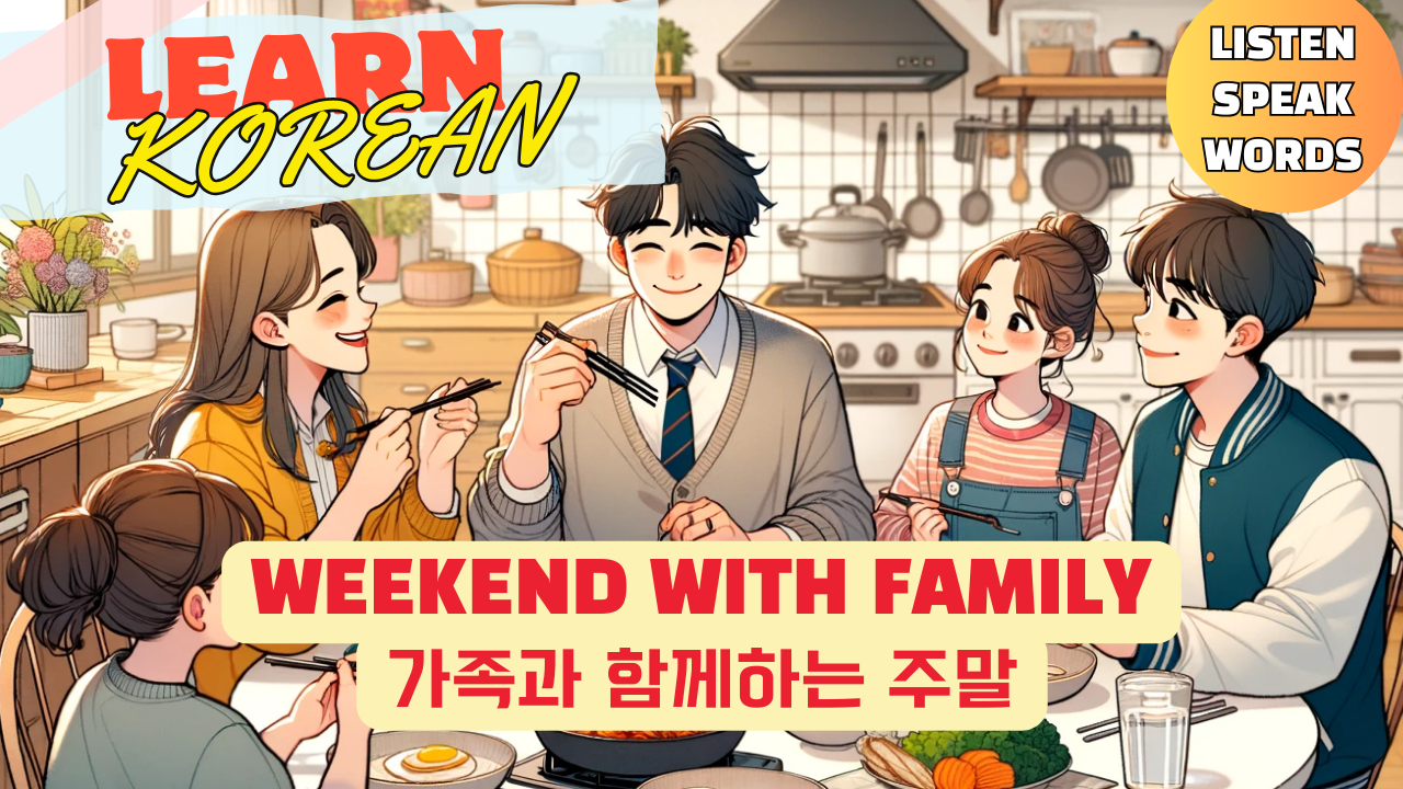 Study Korean through Stories |  Weekend with Family: 01