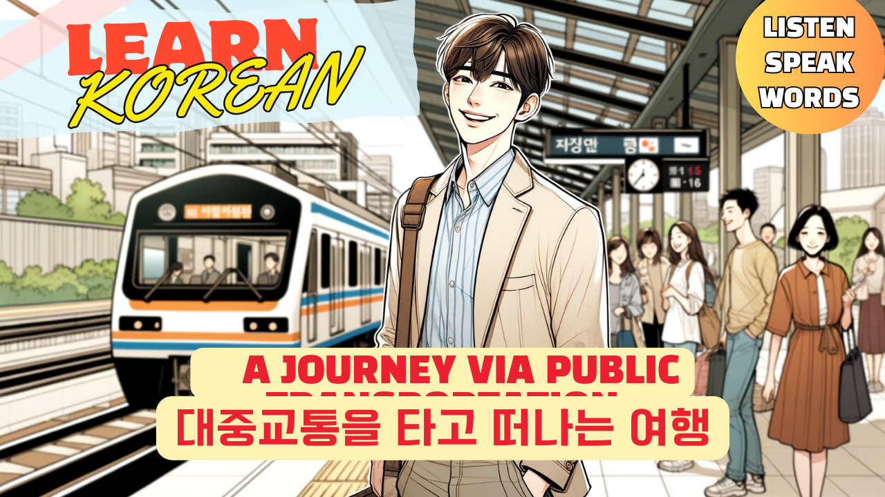 Study Korean Vocabulary | A Journey via Public Transportation: 02