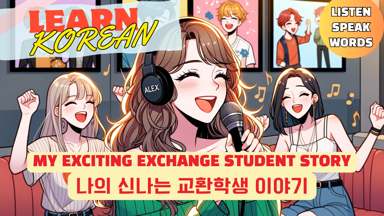 Listening Korean Story | My Exciting Exchange Student Story: 04