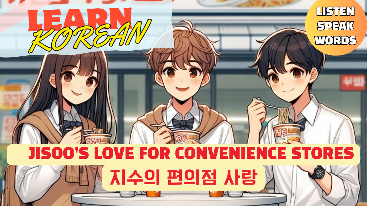 Learning Korean through Stories | Jisoo’s Love for Convenience Stores: 07